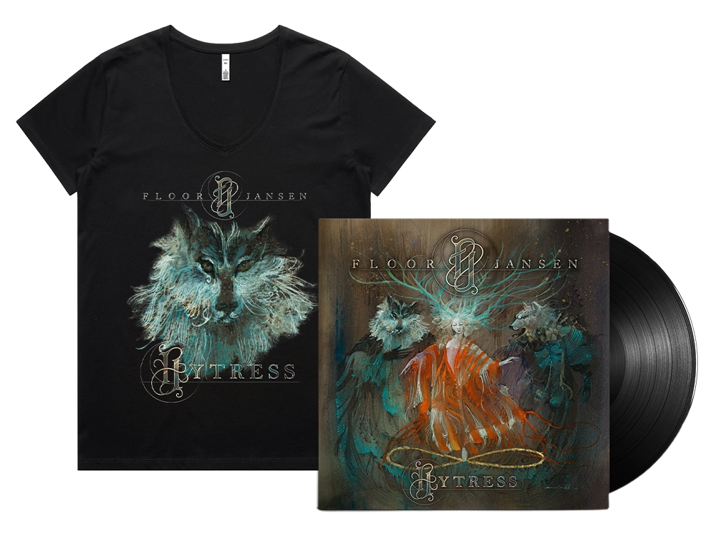 Hytress Vinyl bundle T-shirt + Black vinyl