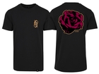 Rose T-shirt Black 